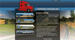 Desktop Screenshot of contrerastrucking.com